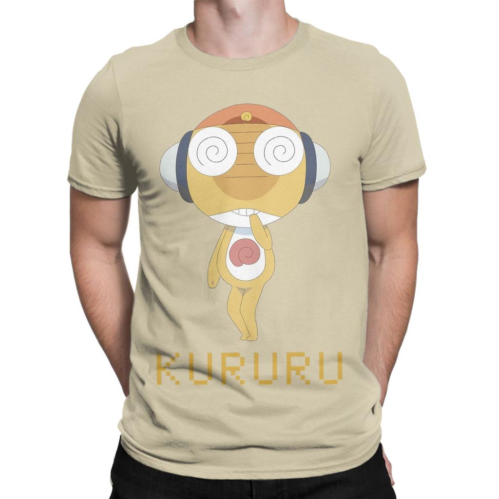 Men Womens TShirt Sgt Frog Keroro Major Kururu Reporting Awesome Cotton Tees Short Sleeve  T Shirts Crewneck Tops Plus Size