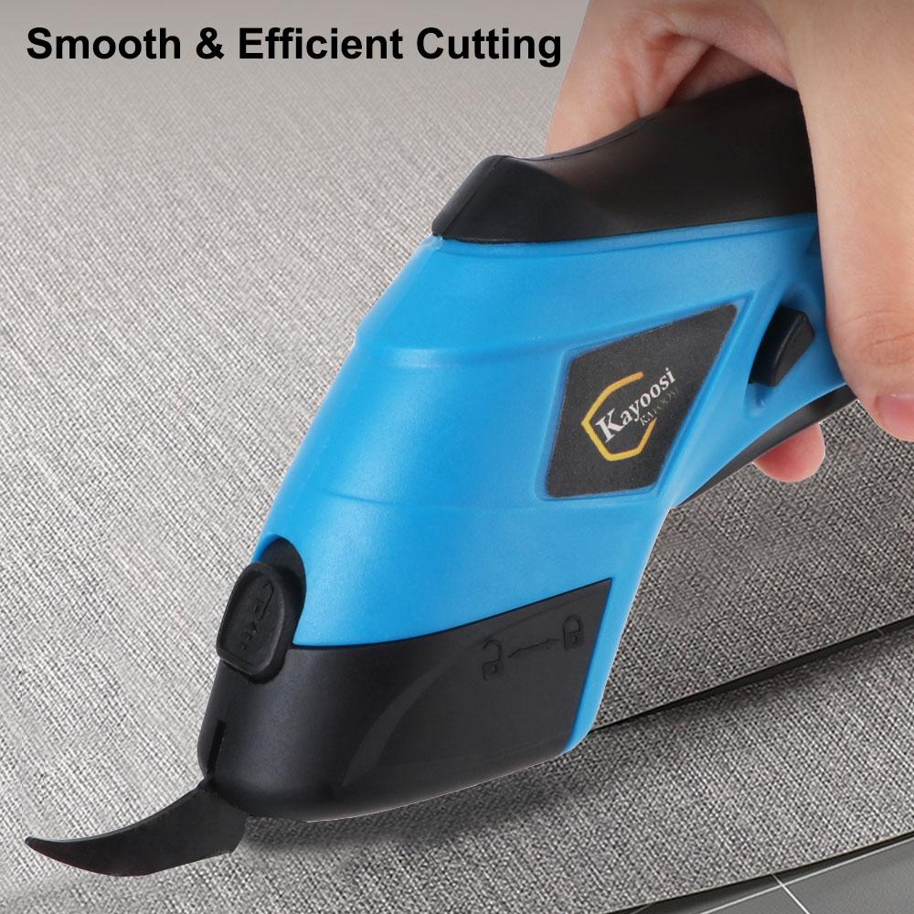 Fabric Sewing Cut Shear Tungsten Steel Blade Portable Wireless Electric Scissors 10000r/min Universal For Home Crafts Tailor
