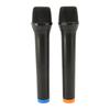 2pcs Wireless Microphone USB Dynamic Cordless Microphone Portable Handheld Microphone for Karaoke Si