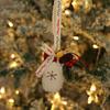 Ornements Peluches Arbre de Noël faits à la main et Décorations Clochettes Nouvel An pour Suspendre dans la Voiture