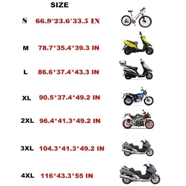 QI Universal Outdoor UV Protector Cykel Dammtät Motorcykel Regnskydd för Vattentät