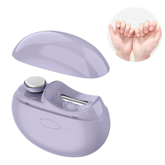 Elektryczny Obcinacz do Paznokci Dzieci Dorośli Seniorzy Automatyczny Trymer do Paznokci USB Rechargeable Dziecko Manicure Pilnik Szlifujący Obcinacz do Paznokci Rąk Polerka