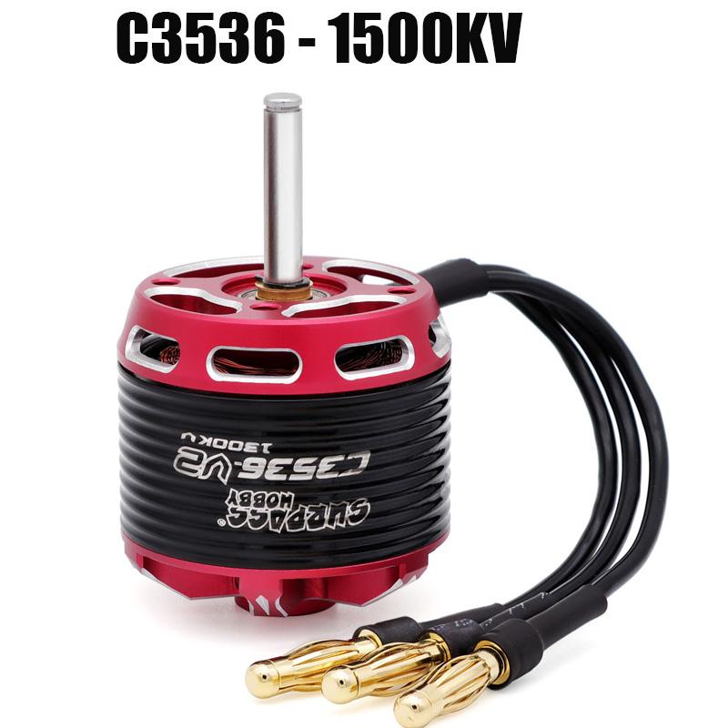 SURPASS HOBBY Brushless Motor 2-5S C3530 C3536 C3542 C3548 V2 For RC Aircraft Plane Multicopter Brushless Outrunner Motor