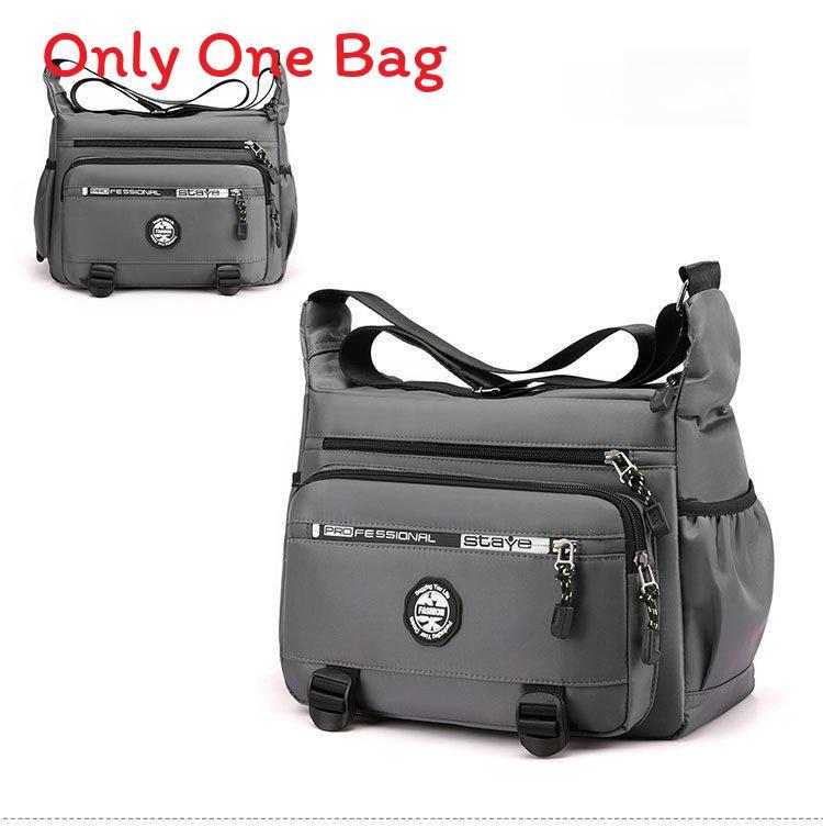 Oxford Cloth Mens Business Messenger Bag With Lock Buckle For Commuting And Travel