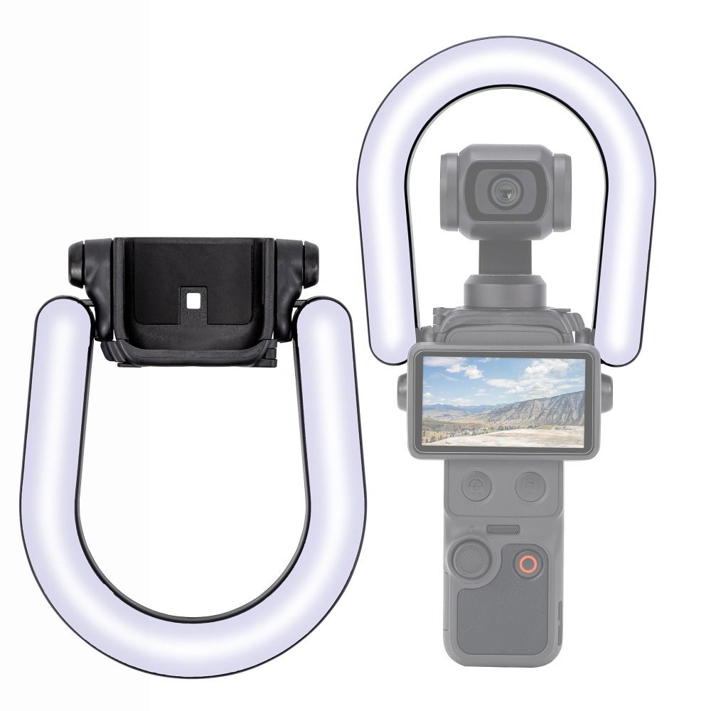 Wiederaufladbares Selfie-Licht Beauty-Fülllicht für DJI Osmo Pocket 4 3 Vlog-Fotografie-Zubehör