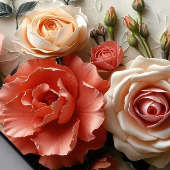 3D Visual Flower Floor Mat Soft Absorbent Diatom Mud Door Mat Non-Slip Bath Rugs for Tub Bathroom Kitchen