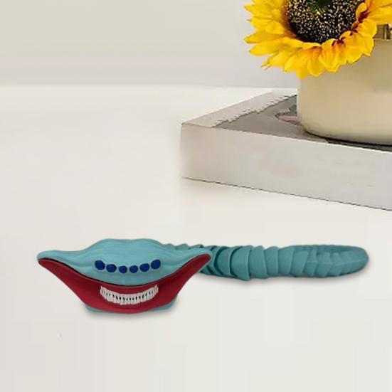 Juguete de Animal Marino Impreso en 3D Criatura Marina de Terror Figurita con Articulaciones Móviles Modelo Articulado de Depredador Oceánico Mítico Adorno de Decoración