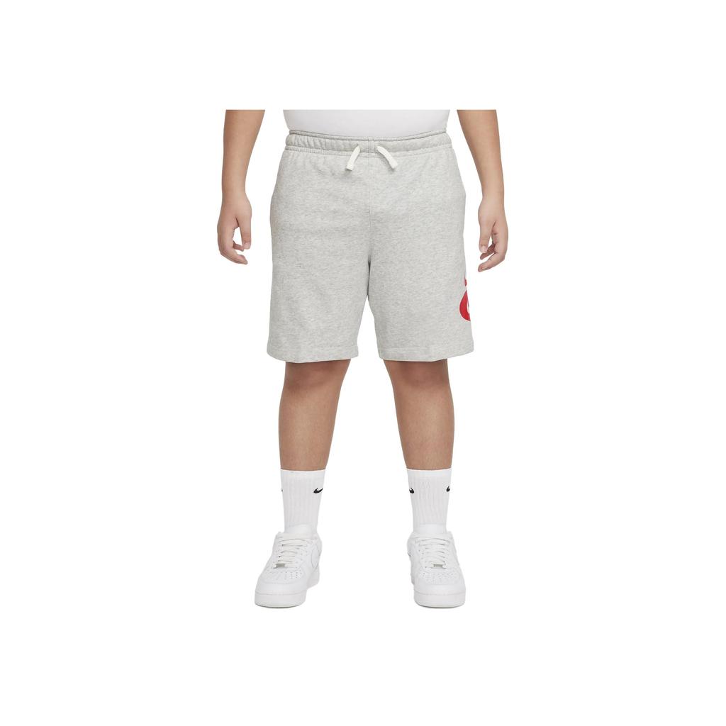 Nike Kids SS23 Solid Pattern Printed Straight Fit Shorts Kids shorts Gray DM8095-050