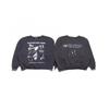 Unisex Oversized Hoodie With Distressed Washed Print Streetwear Cotton Sweatshirt Fall