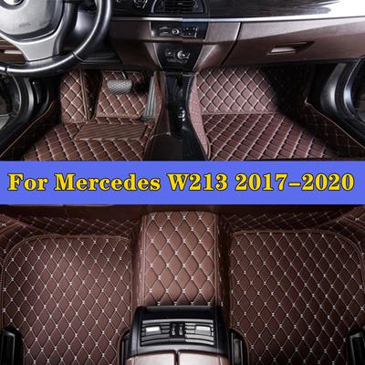 Araba Ayak Pedleri Mercedes W213 2017- Araç İç Aksesuarları Koruyucu Ped Özel Otomatik Paspaslar Otomobil Halı