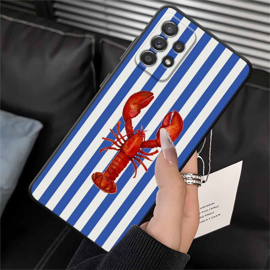 

Чехол для Samsung Galaxy A10 A20 A05 Note 20 Ultra 9 10 A04 A01 A02 A06 A50 A70 A03 A30 A40 Мягкая задняя крышка телефона Морские животные Galaxy Note9