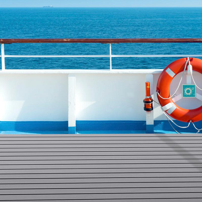 Self-Adhesive 600x2400x6mm EVA Foam Faux Teak Decking Sheet Marine Flooring Boat Decking Sheet Yacht Accessories Gray Black