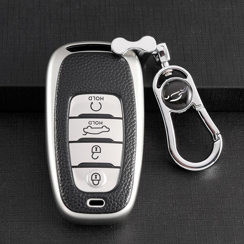 Car Key Case: Compatible with Hongqi H5, H9, E-HS9, H7, E-QM5 & HS5 Models