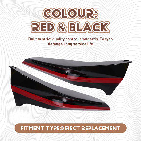 

Front Bumper Corner Spoiler for 2022-2023 Honda Civic None