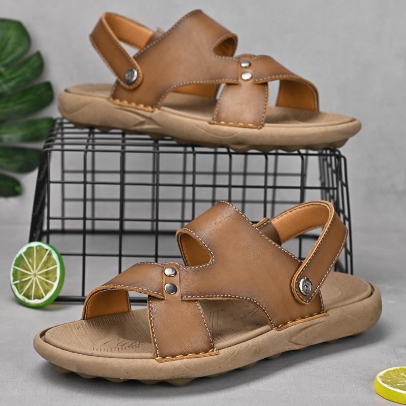 Sommer Outdoor Wandersandalen Herren Sandalen Weich Rutschfest Strand Sandalen Abriebfest Herren Dual-Use Hausschuhe Ultraleicht