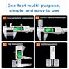 Digitaler Messschieber, 0-6 Zoll Messschieber mit LCD-Bildschirm, hochpräzises Edelstahl-Metallgehäuse