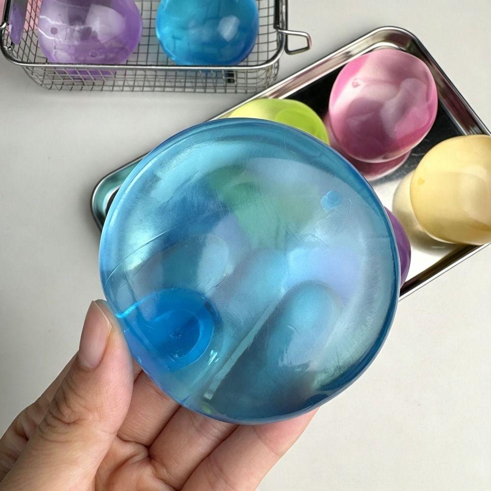 Petrolatum Material Coconut Oil Round Stress Ball Soft Slow Rebound Pinch Toy  For Kids Adults