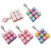 9 Keys Silent Keyboard Keychain Creative Cat Paw Keycap Fidget Toys Stress Relief Toys For Kids Adults Gift