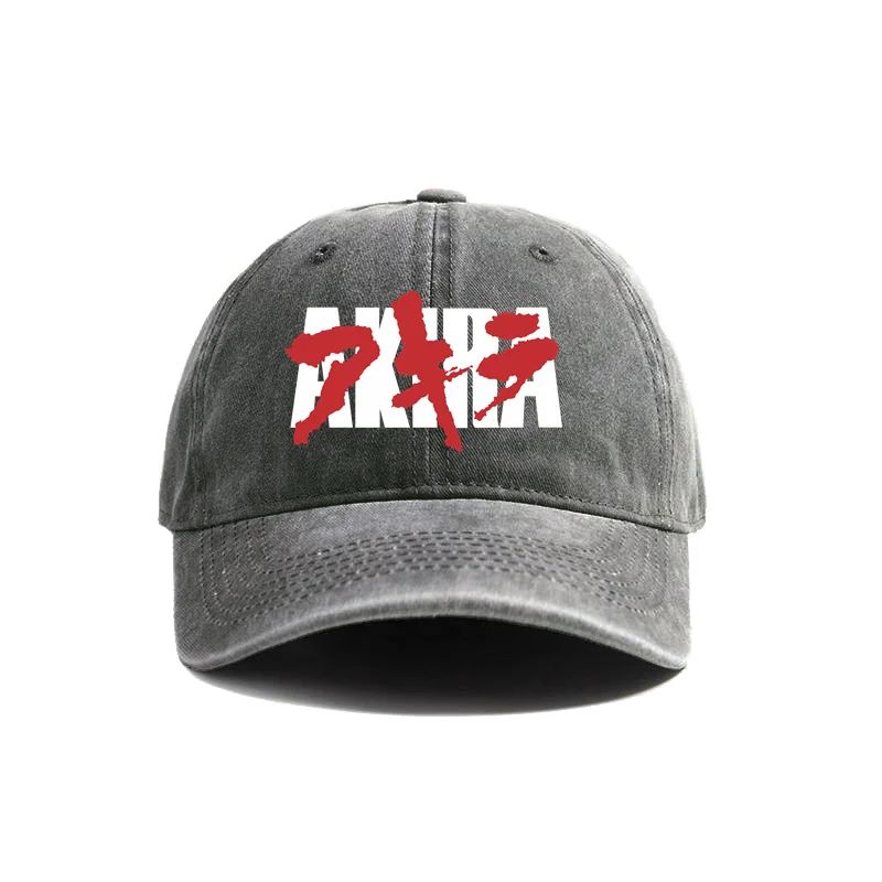 2025 Sommer Akira Baseballkappe Distressed Hüte Anime Japanische Kappe Unisex Retro Outdoor Sommer Verstellbar Papa Hut Mode
