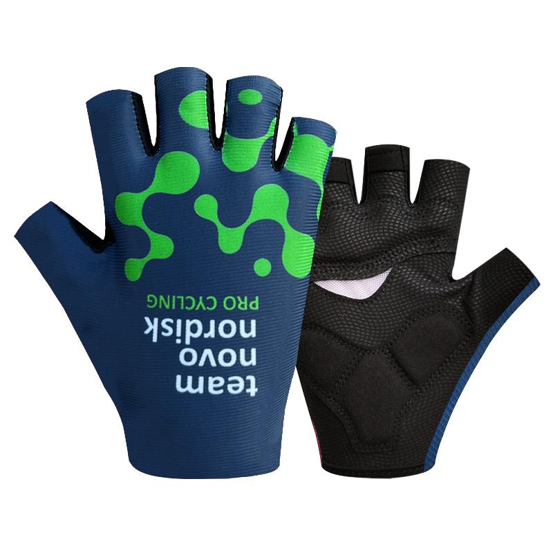 Pro Team 2026 Breathable Cycling Gloves UAE ITALY Road Bike Gloves Men Sports Half Finger Anti Slip MTB Bicycle Glove