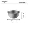 NuFeng Outdoor Camping Titanium Bowl