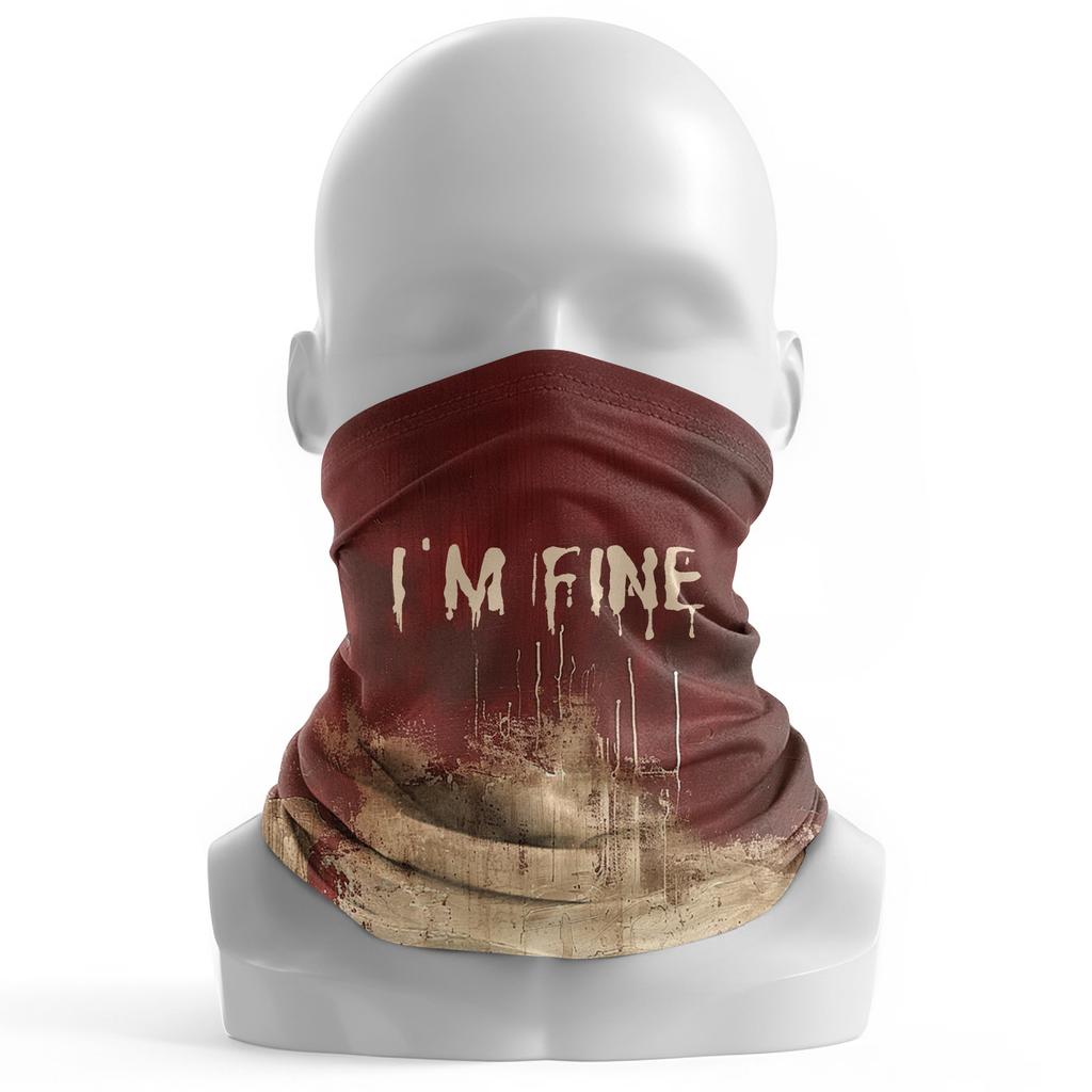 Outdoor Cycling Mask Fashion Printed Headscarf Neck Scarf