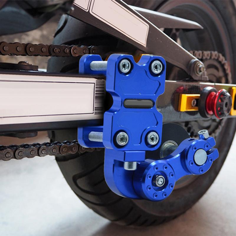 Motorcycle Chain Adjuster Automatic Adjustment Motorbike Tension Guide Cycling Chain Tensioner Tool For Motorcycles Dirt Bikes