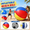 Aufblasbarer Beachvolleyball Outdoor-Spielzeug Großer Durchmesser 150 cm Leicht Tragbar Spielball für Sand- und Wasseraktivitäten