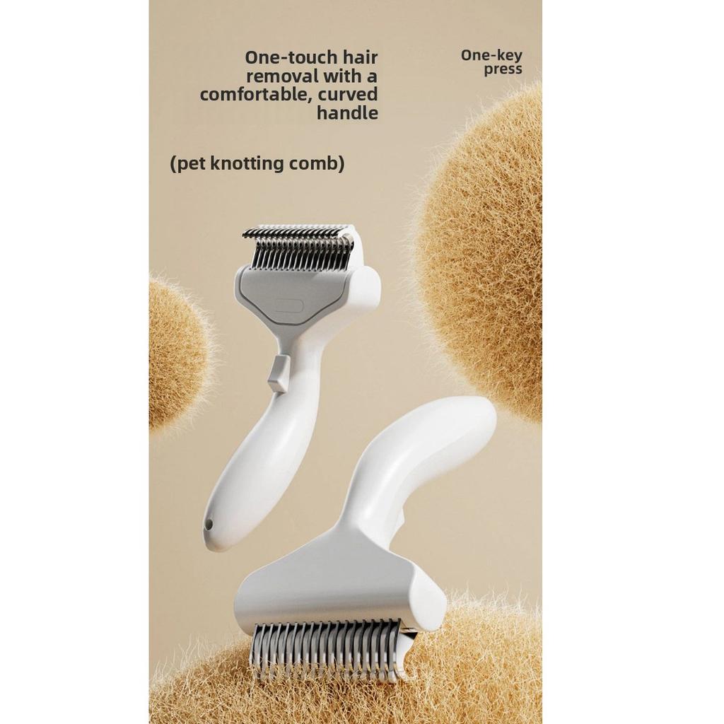 Pet Hair Remover Comb Cat Special Deshedding Brush Stainless Steel Dog Grooming Tool
