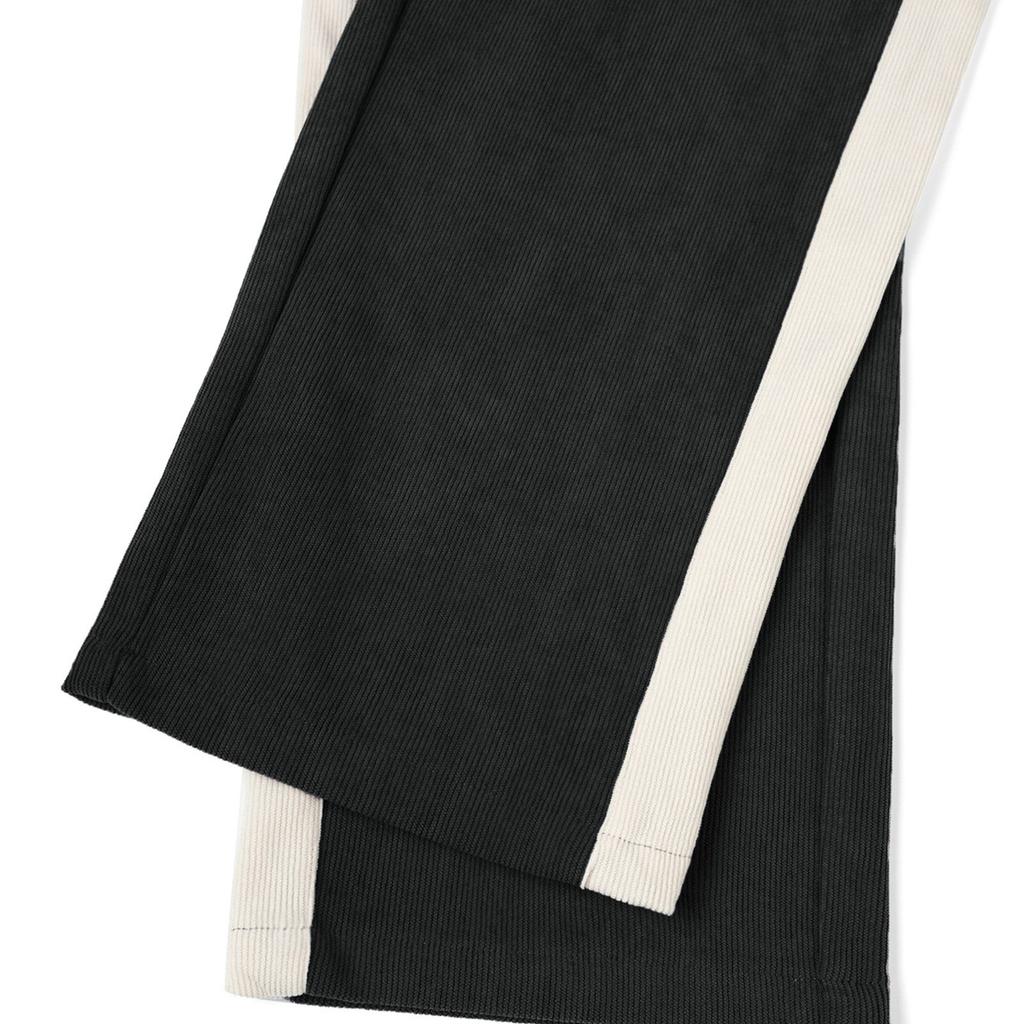 Men's Colorblock Striped Corduroy Trousers Men's Casual Fashion Trousers