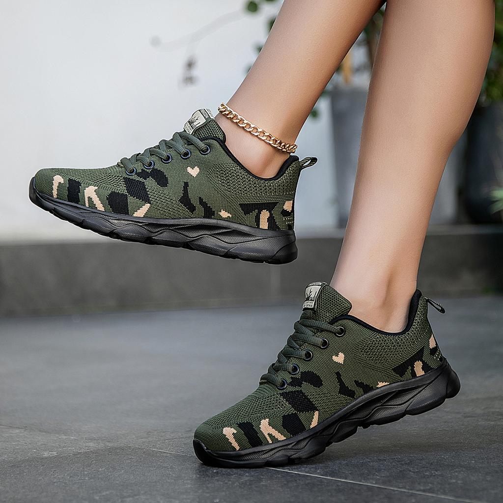 Women Running Shoes Jogging Non-Slip Luxury Shoes Couple Outdoor Trainer Race Breathable Cushioning Sneakers Mesh Off-road Shoes