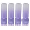 4pcs Root Comb Applicator Bottle Hair Oil Applicator Bottle Applicator Brush with Graduated Scale
