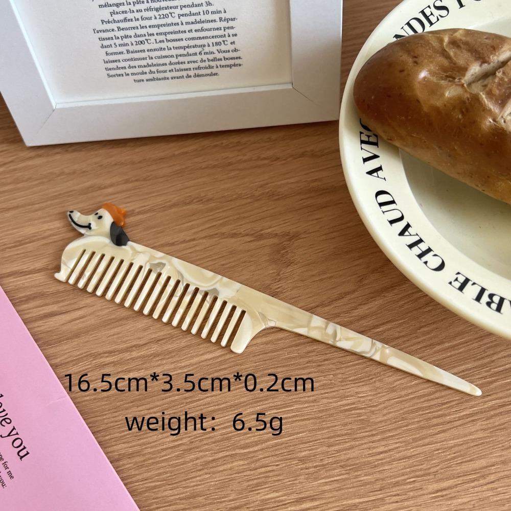 Tulip Acetate Comb Animal Hairdressing Combs Portable Makeup Comb  Student