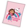 Gabby Dollhouse Blanket Coral Fluffy Children's 130 X 160 Cm Coverlet Blanket