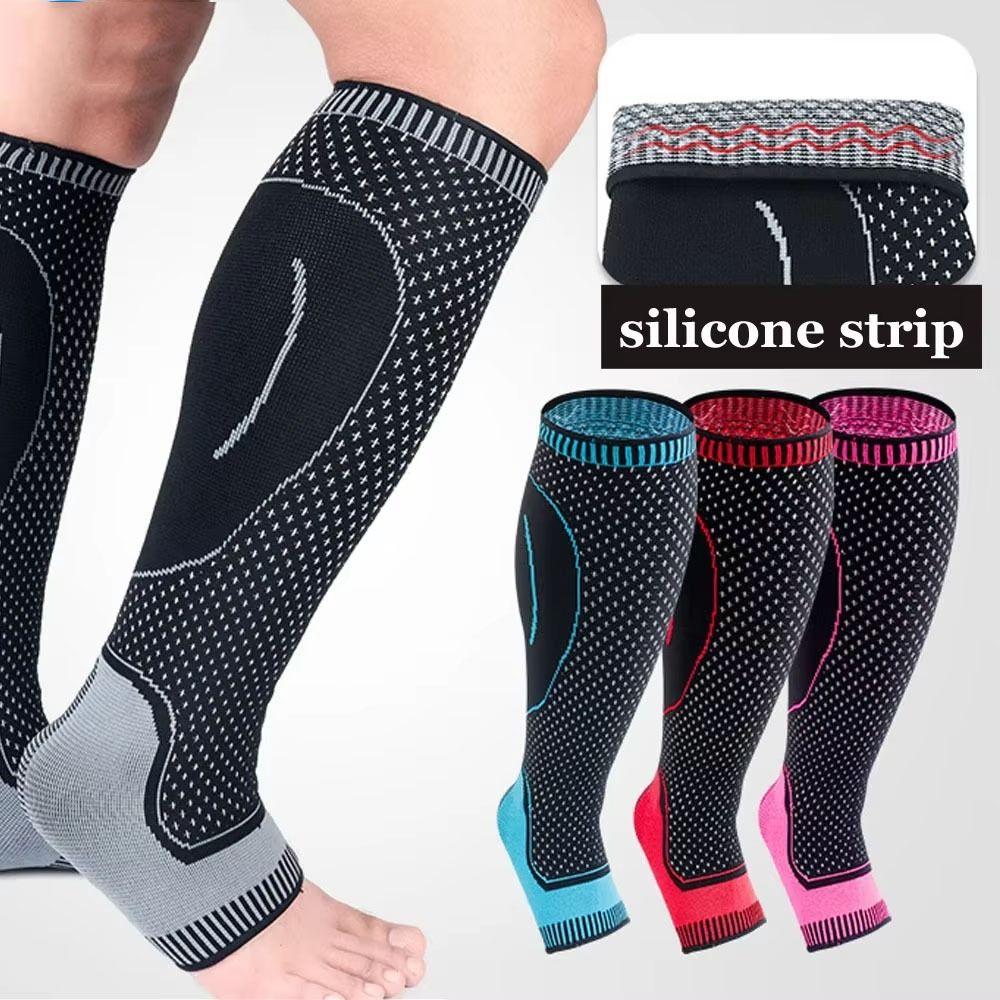Wear-resistant Compression Calf Sleeves Imitation Nylon Knee Support Sleeves  Running Yoga Dancing