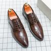 Herbst Übergangsschuhe Loafer für Herren Blockabsatz Hochzeitsschuhe Business Handgefertigt Herren Kleiderschuhe Größe 38-46