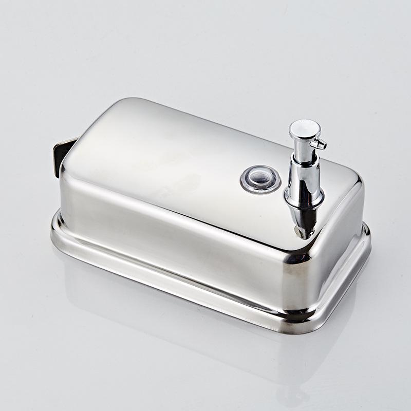 Wall-Mounted 304 Stainless Steel Soap & Sanitizer Dispenser for Bathroom, Kitchen, Hotel, Guest House, and Restaurant.