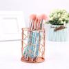 Wire Metal Makeup Brush Pot Pen Holder Hollow Organizer Decoration