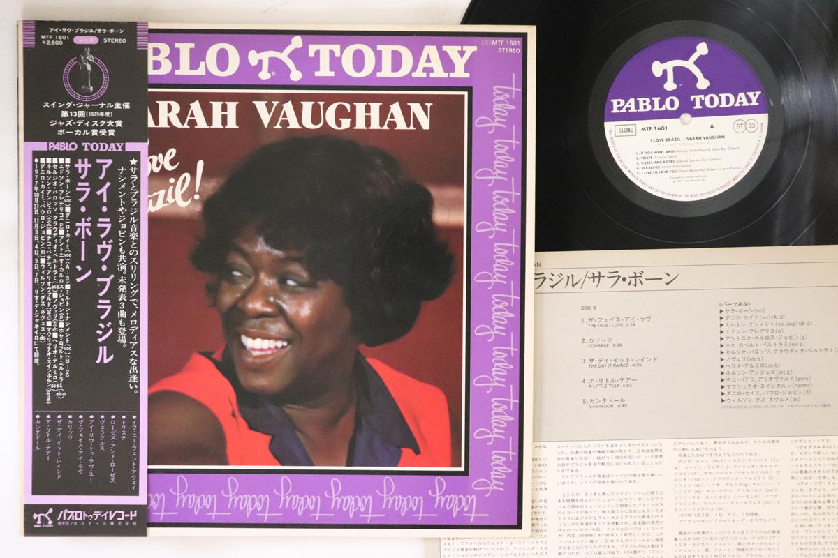 

LP Record SARAH VAUGHAN - I Love Brazil MTF1601 PABLO 1979 Japan Obi Jazz Used