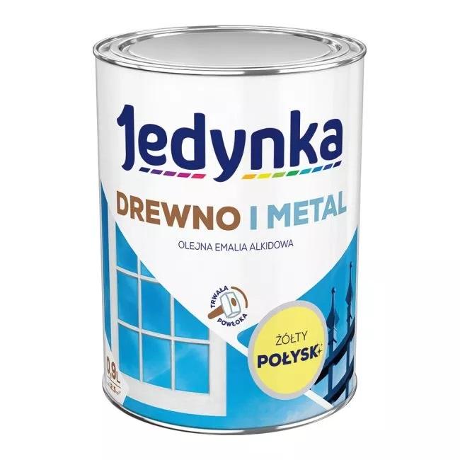 Alkyd Enamel For Wood And Metal Yellow 0.9L - 5Emal.Żój0.9