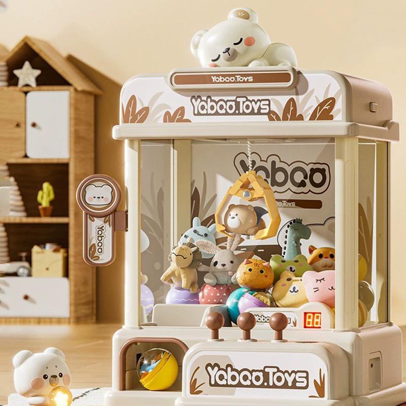 Claw Machine for Kids Mini Vending Arcade Game Toy with Sound for Girls Candy Grabber Prize Dispenser Machine Gift Boy Girls Toy