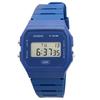 Casio Digital Unisex Watch F-91WB-2A1 (Cheap Casio) - No Presentation Box, Simple Packaging, Biomass Plastic Band, Blue [Parallel Import]