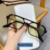 Fashion Vintage Square Sunglasses Woman Brand Retro Small Frame Sun Glasses Female Double Bridges Design  Feminino