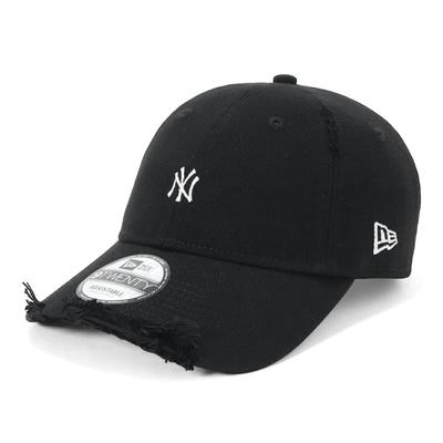 New Era 9TWENTY Cap Damaged Twill MLB New York Yankees NY Black M/L 920 NEYYAN DAMAGED TWILL BLK 14745056 NER37C5328 Vintage Style