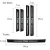 BBKP7 Leather Car Door Decals Carbon Fiber Threshold Anti Scratch For BMW X1 X2 X3 X5 X4 X6 X7 iX3 F20 F10 F07 E70 E46 E90 E92 E60 E39