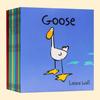 Série de livros ilustrados Ganso Pequeno Ganso 10 volumes Ganso infantil iluminação em inglês tema acolhedor