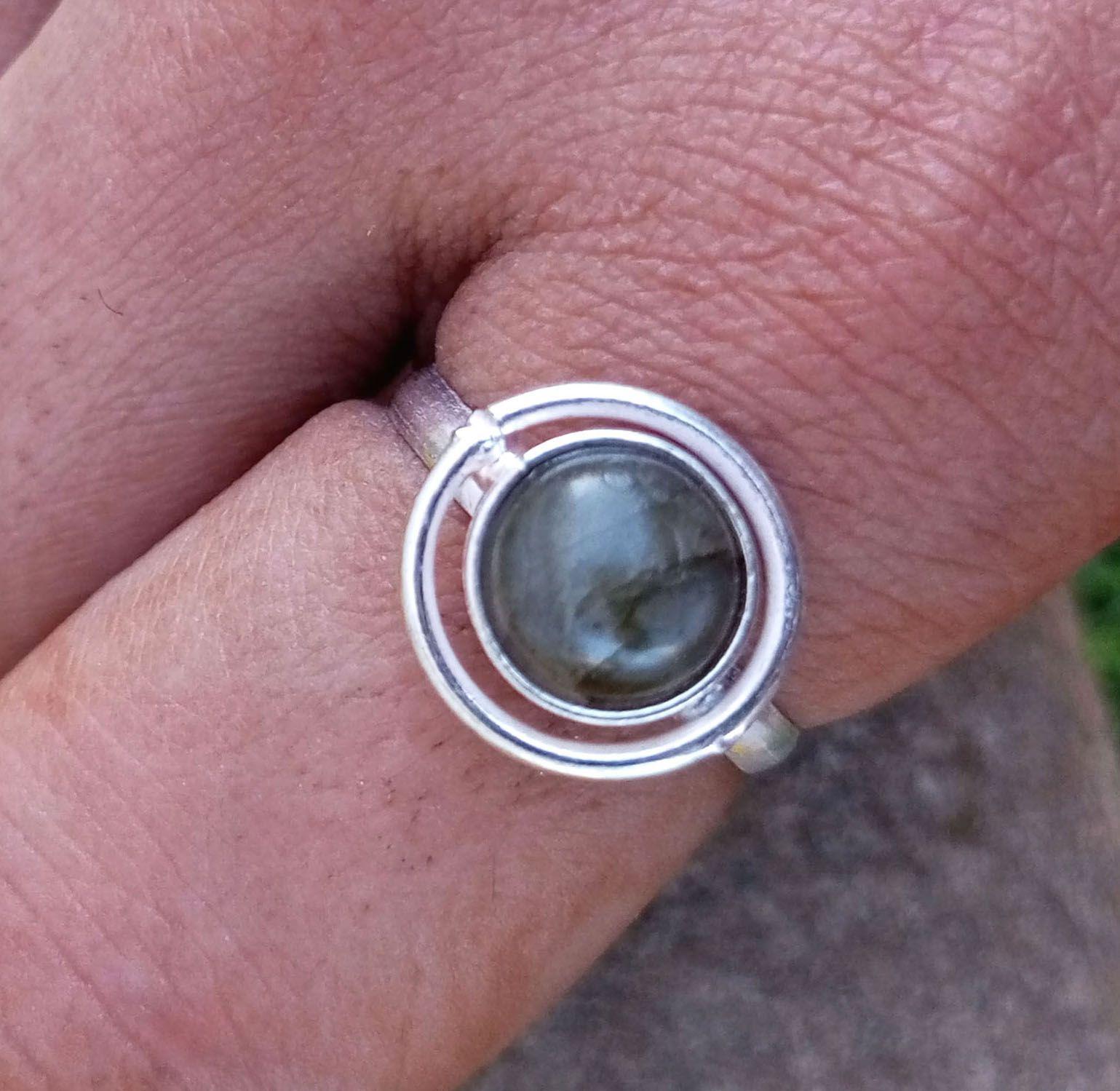 

Лабрадорит круглый драгоценный камень 925 пробы посеребренный 1шт кольцо chris-br130