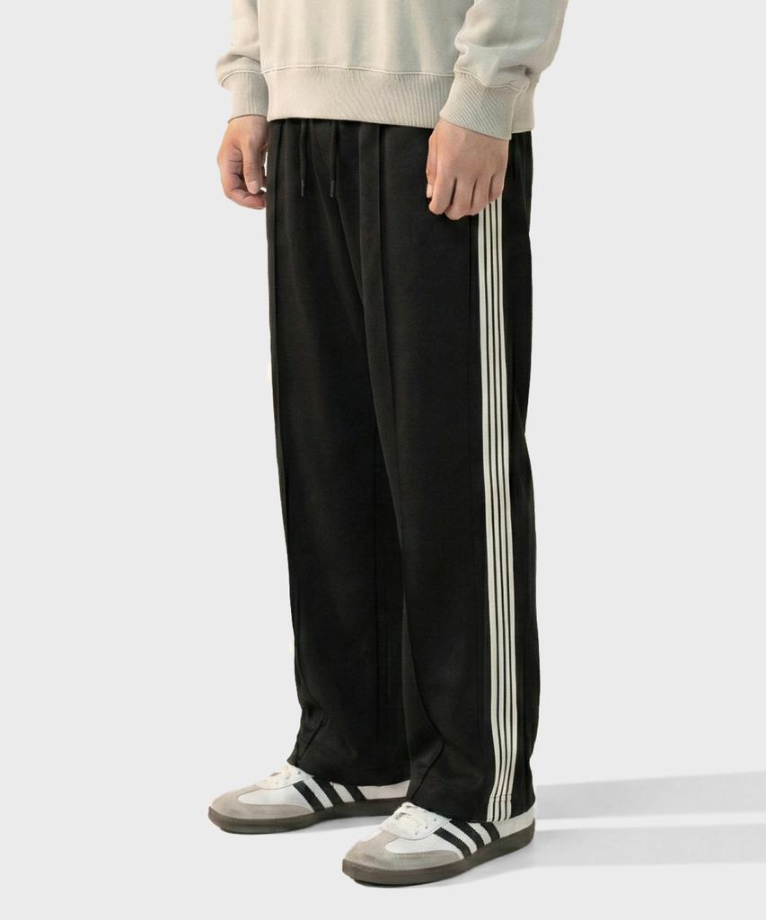 LAB12 Sideline Leggings Wide Track Pants (Black)