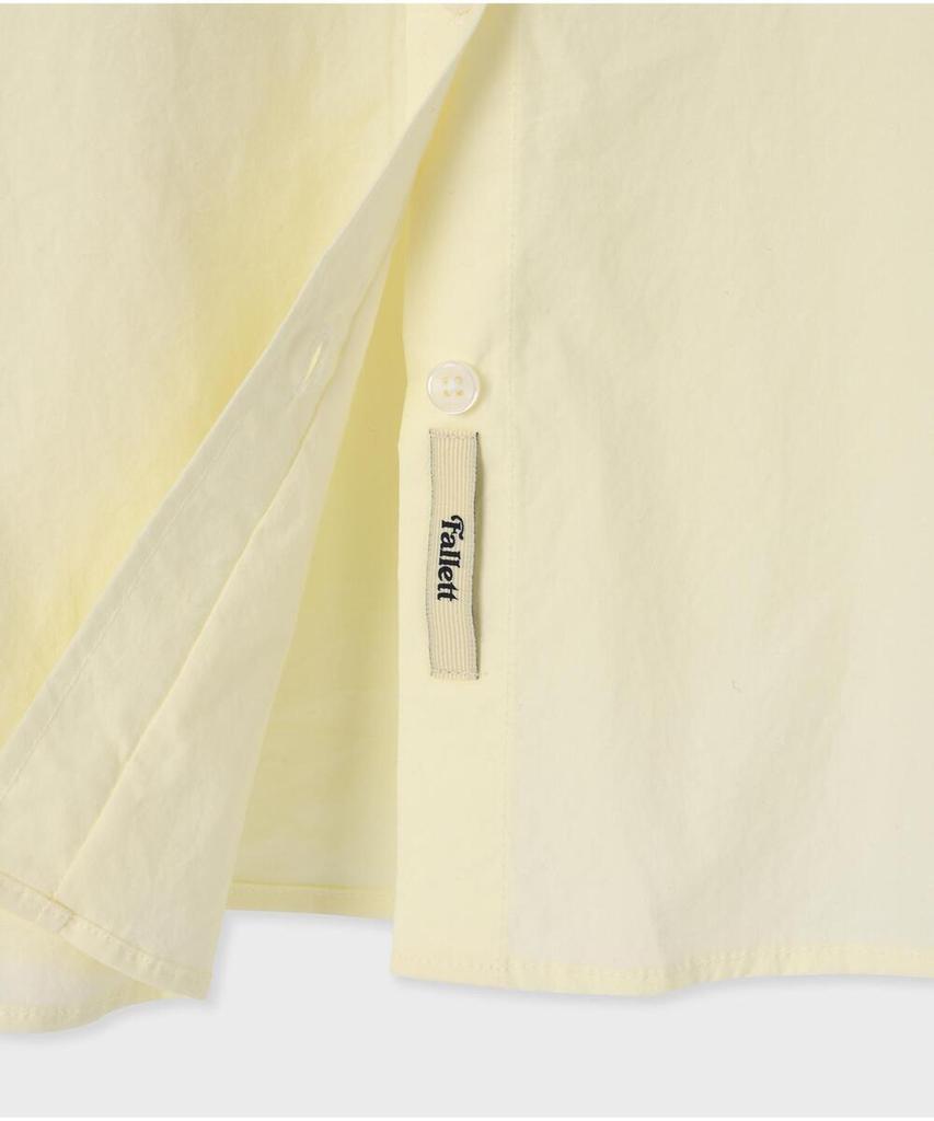 FALLETT Out-Label Point Shirt Light Yellow
