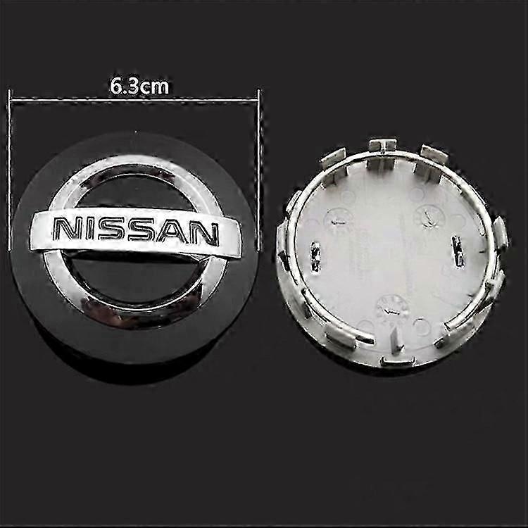 Voor Nissan 40342-6RA1A 6,3 CM Buitendiameter Auto Velg Naafkap Deksel Logo Embleem Badge